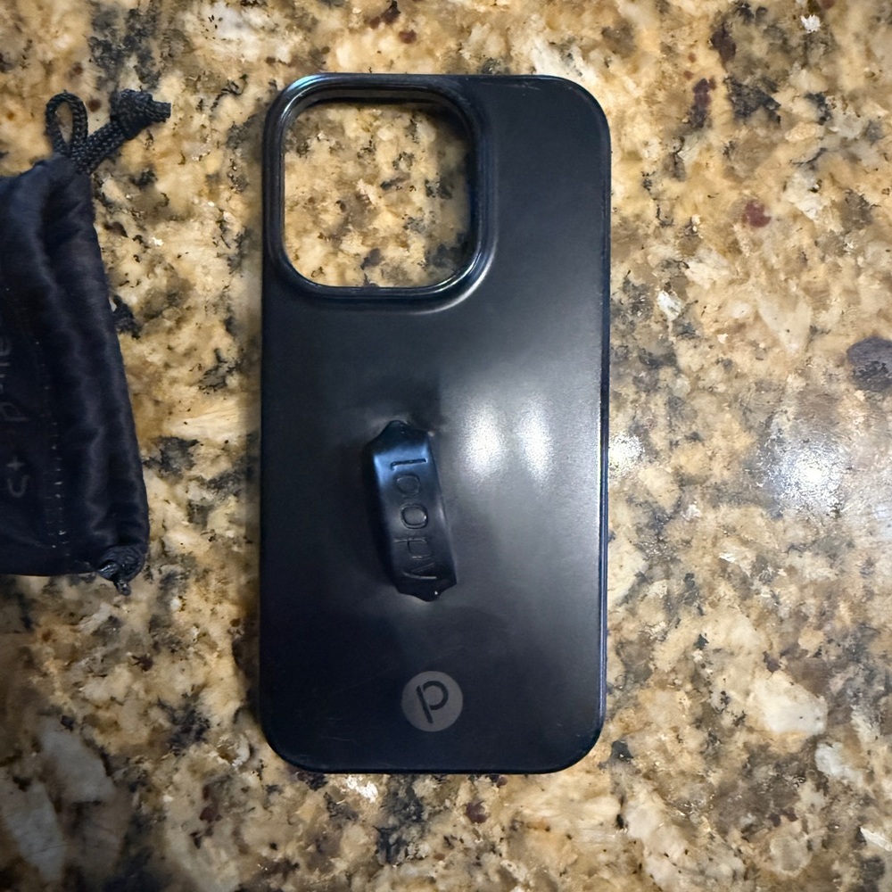 Loopy Black Phone Case iPhone 14 Pro
